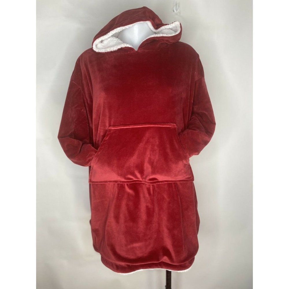 Ladies Fleece Fur Jacket Outerwear Tops Winter Warm Hoodie Fluffy Women's Large